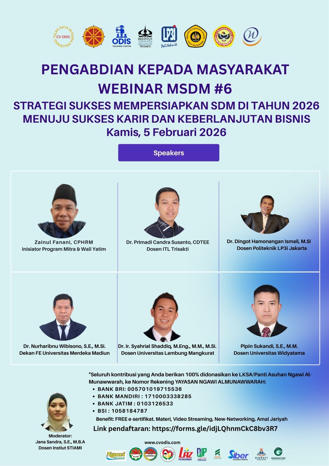 pengabdian kepada masyarakat webinar msdm